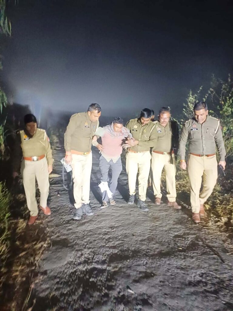 Bijnor News: मुठभेड़ में दुष्कर्म का आरोपी दबोचा, पैर में लगी गोली